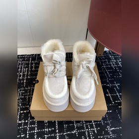 代購級 UGG 秋季女士舒适厚底一腳蹬休閑 雪地靴 懶人毛毛鞋明星同款 Taz