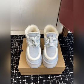 代購級 UGG 秋季女士舒适厚底一腳蹬休閑 雪地靴 懶人毛毛鞋明星同款 Taz