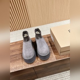 UGG 油叽叽新款迪普靴，短款mini靴！ 原廠材料1.5厚度彈力布，拉鍊設計方