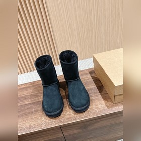 UGG 5825#經典中筒雪地靴 隆豐原廠A級防水防污17mm羊皮毛一體 最新前