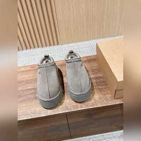 UGG Tazz 油叽叽#秋冬新品 塔茨TAzz厚底拖鞋 新款毛拖采用民族風編織