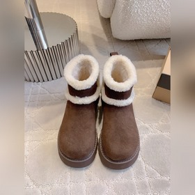 UGG新款羊毛保暖雪地靴 超級厚實保暖 經典百搭款 鞋面牛反絨 内裡墊腳進口澳洲
