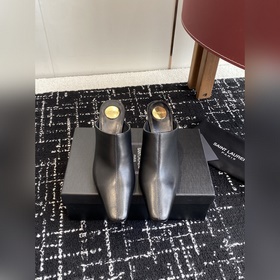代購級 Saint Laurent 聖羅蘭 25 ss秋冬平底秋冬半拖 寶藏時