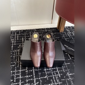 代購級 Saint Laurent 聖羅蘭 25 ss秋冬平底秋冬半拖 寶藏時
