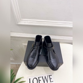 Saint Laurent 聖羅蘭 2026秋冬新品 SYL 鳗魚皮英倫風短靴