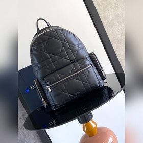 這款雙肩背包是二零二四冬季男裝系列新品，将現代風格與高訂精神融為一體，醒目時尚。