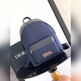 這款 Rider 2.0 拉鍊雙肩背包來自 DIOR AND KAWS 限定系列