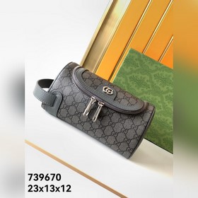 洗漱包灰色系列， 型號 739670古奇Gucci Ophidia 洗漱包 最新