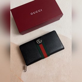 HUHU 官網同步新款！Ophidia系列~拉鍊錢包， 采用GG Supreme