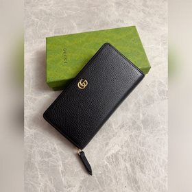 HUHU 新品，原單品質！ 款號：456117 ，進口自然摔牛皮 搭配最新雙G金
