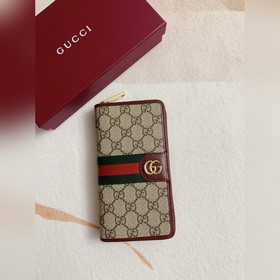 HUHU 官網同步新款！Ophidia系列~拉鍊錢包， 采用GG Supreme