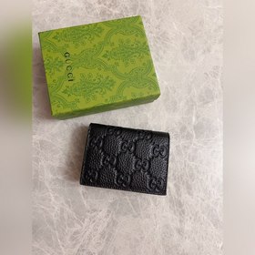 ITIT新款GG Emblem系列超柔軟荔克色壓花，全皮錢包，卡包 型號：815