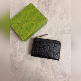 ITIT新款GG Emblem系列超柔軟荔克色壓花，全皮錢包，卡包 型號：815