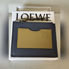 loewe最 卡包A02深邃藍色 配包裝 尺寸12-10cm