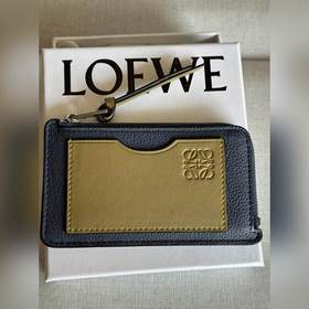 loewe最 卡包A01深邃藍+全套包裝 尺寸13-7.5cm