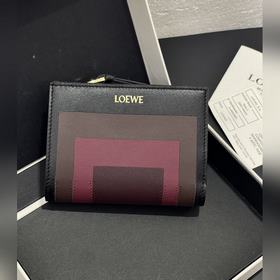 Josef and Anni Albers 合作款拼接對扣錢包 采用經典Napa