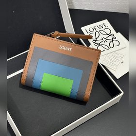 Josef and Anni Albers 合作款拼接對扣錢包 采用經典Napa