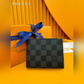 N62663 特級免稅 [官方專版·一級材料·全鋼五金·防偽芯片·全套包裝 錢包