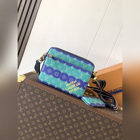 M26026 綠色 頂級原單 變碼芯片163C 本款 Trio hr郵差包以 M