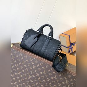 M20900黑壓 頂級原單 變碼芯片 獨家實拍 黑壓花Keepall 系列的迷你