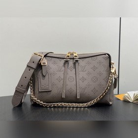 [原單精品]M25904煙熏灰綠色 全皮镂空鍊條包 ltvSac Hand It