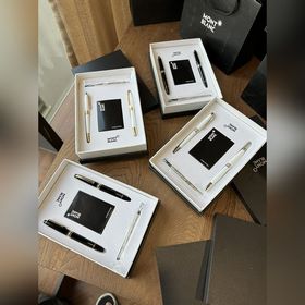 教師節禮物[新款萬寶龍筆禮品套裝]Mont Blanc 萬寶龍 簽字筆加鋼筆對筆