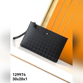 手包：129974#黑色專櫃專用頭層牛皮，萬寶龍經典匠心系列秉承品牌的悠久傳統，