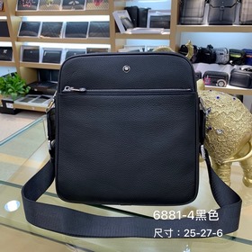 型號：6881-4#頂級原版貨萬寶龍意大利自然摔小牛皮，手感超級柔軟細膩，專櫃同