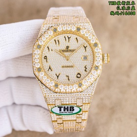 THB出品！特惠 ！最新還原 AP愛彼皇家橡樹滿鑽15400滿天星 壕無人性 實
