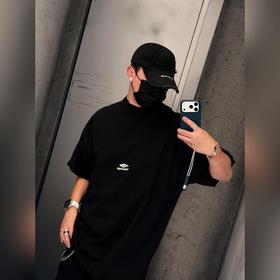 BALENCIAGA 巴黎世家 26SS圓領套頭字母刺繡廓形短袖T恤 正品550