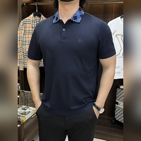 Burberry 2026ss秋季新款發布 巴寶莉翻領短袖T恤，高端新款短袖，字