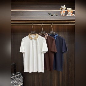 Burberry 2026ss秋季新款發布 巴寶莉翻領短袖T恤，高端新款短袖，字