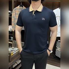 Burberry 2026ss秋季新款發布 巴寶莉翻領短袖T恤，高端新款短袖，字