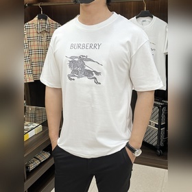 Burberry 2026ss春季新款發布 巴寶莉圓領短袖T恤，純棉短袖，穿上就