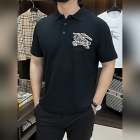 Burberry 2026ss春季新款發布 巴寶莉翻領短袖T恤，純棉短袖，穿上就