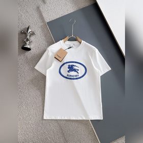 巴寶莉Burberry26春夏新品專櫃首發最新款短袖圓領T恤 高端訂制 設計前衛