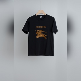 Burberry巴寶莉 2026SS最新客供進口長絨棉男士圓領短袖T恤衫#定織定