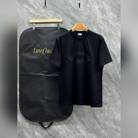 26新品#BURBERRY，巴寶莉 新款戰馬刺繡圓領短袖T恤 高版本 高品質 時