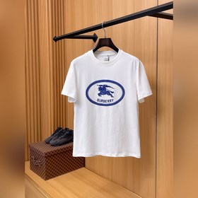 巴寶莉Burberry26春夏新品專櫃首發最新款短袖圓領T恤 高端訂制 設計前衛