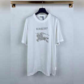 BURBERRY巴寶莉 26SS馬術騎士徽标棉質圓領T恤 正品4050購入，采用