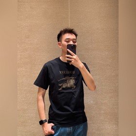 BURBERRY巴寶莉 26SS馬術騎士徽标棉質圓領T恤 正品4050購入，采用