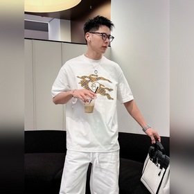 巴寶莉#BURBERRY 2026春夏新款首發專櫃最新款短袖圓領T恤 高端訂制