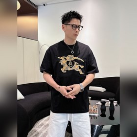 巴寶莉#BURBERRY 2026春夏新款首發專櫃最新款短袖圓領T恤 高端訂制