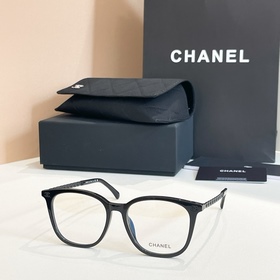 CHANEL 香奈兒 3475 尺碼：52口18-145 圖案鍊條包皮鏡腿鏡框