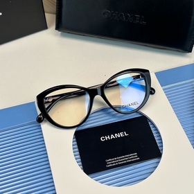 CHANEL 香奈兒 CH3464 尺碼：53口17-145 心形圖案雙色鏡腿