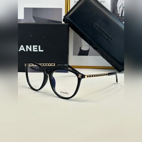 CHANEL 香奈兒 3478 尺碼：54口17-145 鍊條包皮鏡腿 圖案鏡框