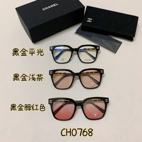 CHANEL 香奈兒 CH0768 鍊條雙C包皮鏡腿 高品質闆材方形時尚眼鏡架