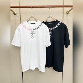 Chrome hearts克羅心 砸鍋賣鐵都要上的新款新款原單男士休閑短袖 高端