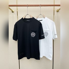 hrome hearts克羅心 砸鍋賣鐵都要上的新款新款原單男士休閑短袖 高端