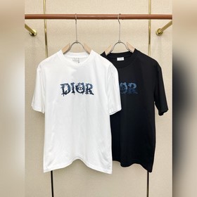 Dior迪奧 砸鍋賣鐵都要上的新款新款原單男士休閑短袖 高端定制 高端版本 時尚